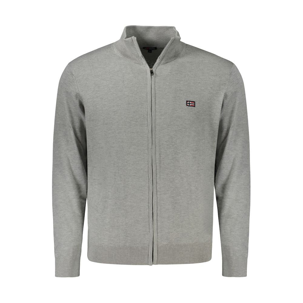 Norway 1963 Brown Polyester Men Cardigan